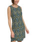 Women's Paisley Sleeveless Shift Dress