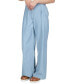 Фото #6 товара Широкие брюки Michael Kors женские из шамбре под названием Широкие брюки собраны.