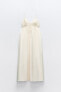 Фото #8 товара Платье миди из поплина ZARA