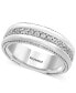 ფოტო #1 პროდუქტის EFFY® Men's White Sapphire Band (1 ct. t.w.) in Sterling Silver