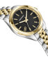 ფოტო #3 პროდუქტის Women's Swiss Two-Tone Stainless Steel Bracelet Watch 38mm