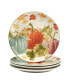 Фото #1 товара Autumn Harvest Dinner Plate, Set of 4