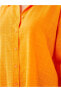 Фото #4 товара Kendinden Desenli Uzun Kollu Oversize Kadın Gömlek