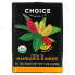 Фото #1 товара Choice Organic Teas, Herbal Tea, мандарин и имбирь, без кофеина, 16 чайных пакетиков, 29 г (1,02 унции)