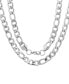 ფოტო #1 პროდუქტის Men's Silver-Tone Franco Chain Necklace, 24"