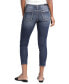 Banning Skinny Faded Mid Rise Crop Jeans