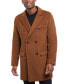 ფოტო #3 პროდუქტის Men's Lunel Wool Blend Double-Breasted Overcoat