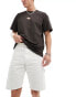 Dickies duck canvas shorts in off white