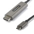 Фото #1 товара Кабель USB C к HDMI 4K 60Гц с HDR10 Startech.com 4 м - USB-C к HDMI 4K 2.0b - USB-C к HDMI HDR Monitor/Display - DP 1.4 Alt Mode HBR3 - HDMI Type A (Стандартный) - USB Type-C - Мужской - Мужской - Прямой