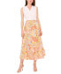 ფოტო #3 პროდუქტის Women's Printed Tiered Pull-On Maxi Skirt