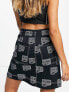 Puma downtown monogram skirt in black