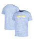 Big Boys Powder Blue Los Angeles Chargers Sideline Velocity Performance T-shirt