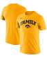 Фото #1 товара Men's Gold-Tone Iowa Hawkeyes Family T-shirt