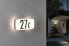 PAULMANN 94506 - Outdoor wall lighting - Anthracite - White - Stainless steel - IP44 - Entrance - Facade - II