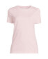 Фото #3 товара Women's Relaxed Supima Cotton Crew Neck T-Shirt