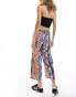 ASOS MADE IN KENYA pull on trousers in floral print