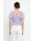 ფოტო #3 პროდუქტის Women's WOVEN BLOUSE