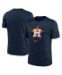 ფოტო #4 პროდუქტის Men's Navy Houston Astros Logo Velocity Performance T-shirt