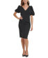 Фото #1 товара Women's Puff-Sleeve Sheath Dress