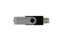 Фото #5 товара Флеш-накопитель USB 32 ГБ GoodRam UTS2 Type-A 2.0 - 20 MB/s - Swivel черный