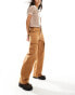 Фото #1 товара Vans arroyo wide leg cargo trousers in brown