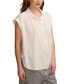Фото #3 товара Women's Cotton Embroidered Collared Popover Blouse