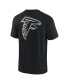 Men's and Women's Black Atlanta Falcons Super Soft Short Sleeve T-shirt