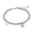 Фото #1 товара Steel bead bracelet Layla Silver Bracelet MCB23015S