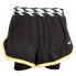 Фото #1 товара Diadora Double Layer Running 2In1 Shorts Womens Black Casual Athletic Bottoms 17
