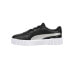 Фото #3 товара Puma Carina 2.0 Glitzy Lace Up Toddler Girls Black Sneakers Casual Shoes 386184