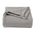 Фото #1 товара Market & Place 100% Cotton Waffle Weave Bed Blanket Full/Queen Light Grey