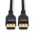 Lindy 0.5m Slim DisplayPort 1.4 Cable - 0.5 m - DisplayPort - DisplayPort - Male - Male - 7680 x 4320 pixels