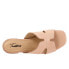 Фото #8 товара Trotters Nell T2316-130 Womens Beige Leather Slip On Slides Sandals Shoes 10