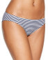 Фото #1 товара Tory Burch 262590 Womens Stripe Hipster Bikini Bottom Navy Size Medium