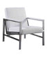 Фото #1 товара Fifth Avenue Faux Leather and Stainless Steel Accent Chair