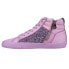 Фото #3 товара Vintage Havana Alexis 3 Glitter High Top Womens Purple Sneakers Casual Shoes AL