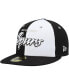 ფოტო #2 პროდუქტის Men's Black, White San Antonio Spurs Griswold 59FIFTY Fitted Hat