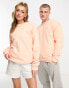 Fila unisex Trev sweatshirt with seam detail in apricot Оранжевый, L - фото #1