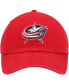 Фото #3 товара Men's Red Columbus Blue Jackets Team Clean Up Adjustable Hat