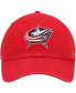 Men's Red Columbus Blue Jackets Team Clean Up Adjustable Hat