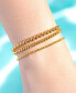 3 pc. Gold Standard Stretch Beaded Bracelet Set