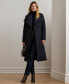 ფოტო #5 პროდუქტის Women's Asymmetric Belted Quilted Coat