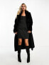 Фото #7 товара Forever New belted faux fur maxi coat in black