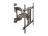 StarTech.com FPWARTB2 Full Motion TV Wall Mount - Steel - For 32" to 70" Display