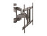 Фото #2 товара StarTech.com FPWARTB2 Full Motion TV Wall Mount - Steel - For 32" to 70" Display