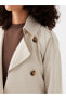 XSIDE Ceket Yaka Düz Oversize Kadın Trençkot