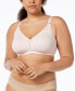 ფოტო #2 პროდუქტის Double Support Cotton Wireless Bra with Cool Comfort 3036