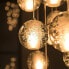 KJLARS Pendant Light LED Modern Glass Crystal Pendant Light Height Adjustable Chandelier Decorative Chandelier for Villa Stairs Living Room Dining Room Bedroom Pendant Lamp (26 Balls Rectangle)