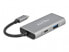 Фото #4 товара Delock 63261 - USB 3.2 Gen 2 (3.1 Gen 2) Type-C - USB 3.2 Gen 2 (3.1 Gen 2) Type-A - USB 3.2 Gen 2 (3.1 Gen 2) Type-C - 10000 Mbit/s - Black - Grey - Aluminium - 0.12 m