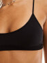 Фото #3 товара Weekday Cat soft scoop neck bra in black